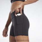 نحيف أسود السراويل لوكس الغنيمة Reebok 0NZ0F298 - Image 4
