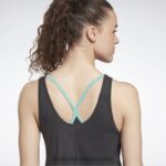 نحيف أسود الليل أعلى خزان الرسومات الجاهزة للتمرين Reebok 0NZ0F447 - Image 6