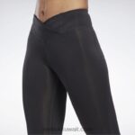نحيف أسود الليل طماق برنامج بانت جاهزة تجريب Reebok 0NZ0F570 - Image 5