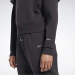 نحيف أسود بلوزة من القطن بطبقة متوسطة من dreamblend Reebok 0NZ0F765 - Image 5
