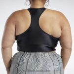 نحيف أسود تانك توب قصير كتف واحد من كاردي بي (مقاس كبير) Reebok 0NZ0F950 - Image 7