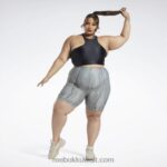 نحيف أسود تانك توب قصير كتف واحد من كاردي بي (مقاس كبير) Reebok 0NZ0F950 - Image 8