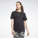 نحيف أسود تي شيرت الإرهاق Reebok 0NZ0F843