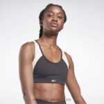 نحيف أسود / جص حمالة صدر رياضية مبطنة من لوكس ريسر Reebok 0NZ0F605