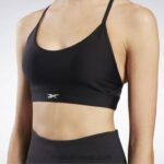 نحيف أسود حمالة صدر رياضية شرائط لوكس Reebok 0NZ0F510 - Image 4