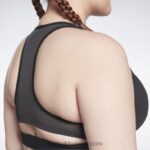 نحيف أسود حمالة صدر رياضية متسابق ناقلات لوكس (حجم كبير) Reebok 0NZ0F840 - Image 5