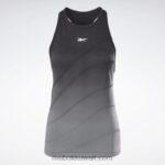 نحيف أسود / رمادي بارد 6 متحد مع أعلى خزان لياقة بدنية سلس Reebok 0NZ0F986 - Image 6