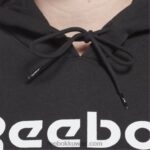 نحيف أسود سويت شيرت صوف بشعار الماركة كبير Reebok 0NZ0F408 - Image 4