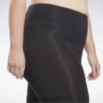نحيف أسود شورت مجسم بشعار الماركة (مقاس كبير) Reebok 0NZ0F601 - Image 5