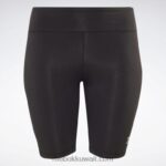 نحيف أسود شورت مجسم بشعار الماركة (مقاس كبير) Reebok 0NZ0F601 - Image 6