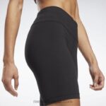 نحيف أسود شورت مجسم بشعار الماركة Reebok 0NZ0F436 - Image 5