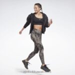 نحيف أسود طماق لوكس جاكار Reebok 0NZ0F795 - Image 3