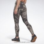 نحيف أسود طماق لوكس جاكار Reebok 0NZ0F795 - Image 4