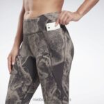 نحيف أسود طماق لوكس جاكار Reebok 0NZ0F795 - Image 7