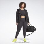 نحيف أسود طماق لوكس (حجم كبير) Reebok 0NZ0F781 - Image 3