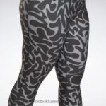 نحيف أسود طماق مطبوعة جاهزة للتمارين الرياضية (حجم كبير) Reebok 0NZ0F551 - Image 6