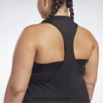نحيف أسود قمة خزان الإرهاق (حجم كبير) Reebok 0NZ0F829 - Image 4