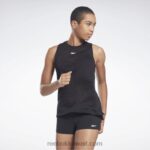 نحيف أسود قمة خزان الإرهاق Reebok 0NZ0F987