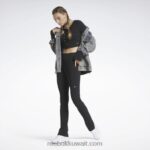 نحيف أسود قميص كلاسيكي بأكمام طويلة Reebok 0NZ0F782 - Image 2