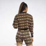 نحيف أسود قميص من النوع الثقيل الكلاسيكي المطبوع Reebok 0NZ0F995 - Image 3