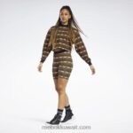نحيف أسود قميص من النوع الثقيل الكلاسيكي المطبوع Reebok 0NZ0F995 - Image 4