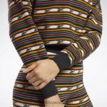 نحيف أسود قميص من النوع الثقيل الكلاسيكي المطبوع Reebok 0NZ0F995 - Image 6