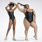 نحيف أسود كاردي بي بودي سوت (مقاس كبير) Reebok 0NZ0F381 - Image 4