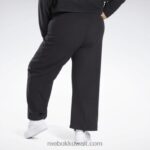 نحيف أسود كلاسيك بنطلون واسع الساق من الصوف العكسي (حجم كبير) Reebok 0NZ0F730 - Image 3