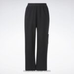 نحيف أسود كلاسيك بنطلون واسع الساق من الصوف العكسي (حجم كبير) Reebok 0NZ0F730 - Image 7