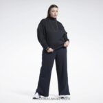 نحيف أسود كنزة كلاسيك قطن فرنسي تيري (حجم كبير) Reebok 0NZ0F898 - Image 2