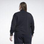 نحيف أسود كنزة كلاسيك قطن فرنسي تيري (حجم كبير) Reebok 0NZ0F898 - Image 3