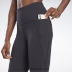 نحيف أسود كولون لوكس بخصر مرتفع Reebok 0NZ0F295 - Image 4
