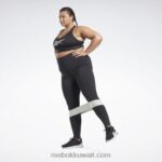 نحيف أسود كولون لوكس عالي الخصر (حجم كبير) Reebok 0NZ0F889 - Image 2