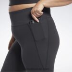 نحيف أسود كولون لوكس عالي الخصر (حجم كبير) Reebok 0NZ0F889 - Image 5