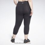 نحيف أسود لوكس 3/4 ليقنز (حجم كبير) Reebok 0NZ0F653 - Image 4