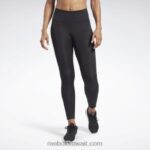 نحيف أسود لوكس أداء طماق الشاهقة Reebok 0NZ0F491