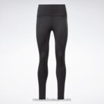 نحيف أسود لوكس أداء طماق الشاهقة Reebok 0NZ0F491 - Image 6