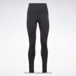 نحيف أسود لوكس أداء طماق الشاهقة Reebok 0NZ0F839 - Image 7