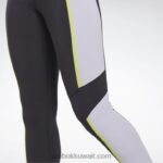نحيف أسود لوكس كولون بلوك بخصر مرتفع Reebok 0NZ0F353 - Image 4
