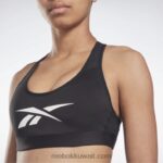 نحيف أسود لوكس ناقلات متسابق الرياضة الصدرية Reebok 0NZ0F394 - Image 5