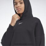نحيف أسود لوكس هوديي كبير الحجم Reebok 0NZ0F451 - Image 6
