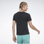 نحيف أسود لي ميلز بودي بومب أكتيفشيل تي شيرت رياضي Reebok 0NZ0F766 - Image 3