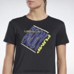 نحيف أسود لي ميلز بودي بومب أكتيفشيل تي شيرت رياضي Reebok 0NZ0F766 - Image 4