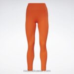 نحيف ألتيما أورانج فيكتوريا بيكهام طماق سلس Reebok 0NZ0F949 - Image 6