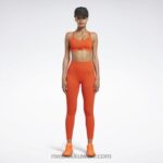 نحيف ألتيما أورانج فيكتوريا بيكهام طماق سلس Reebok 0NZ0F949