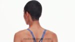 نحيف الأزرق الأساسي لوكس حمالة صدر رياضية مطبوعة بحمالات رفيعة Reebok 0NZ0F873 - Image 2