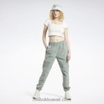 نحيف الانسجام الأخضر كلاسيكيات الامتياز السراويل Reebok 0NZ0F275 - Image 2
