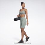 نحيف الانسجام الأخضر لوكس شورت دراجة مرتفع Reebok 0NZ0F580 - Image 2