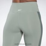 نحيف الانسجام الأخضر لوكس كولون بلوك بخصر مرتفع Reebok 0NZ0F525 - Image 4