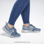 نحيف الباتيك الأزرق كولون لوكس عالي الخصر (حجم كبير) Reebok 0NZ0F866 - Image 4